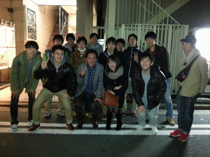 研究室忘年会兼OB会を開催しました.