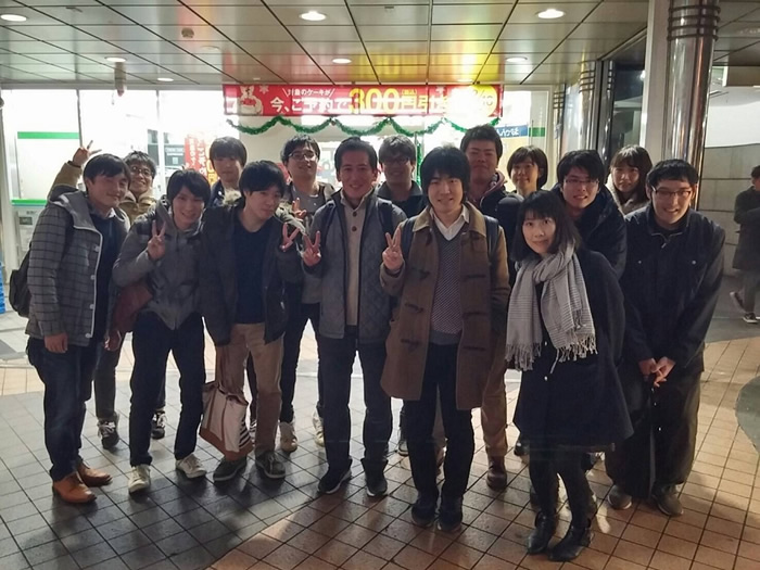 研究室忘年会兼OB会を開催しました.