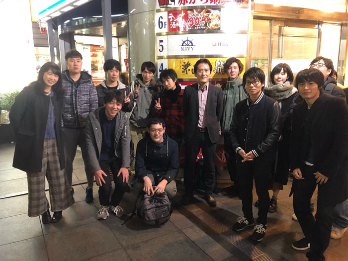 研究室忘年会兼OB会を開催しました.
